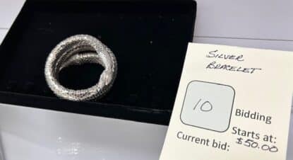 Item #10: Silver Bracelet