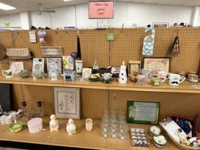 Mother's Day sale display with great gift ideas.