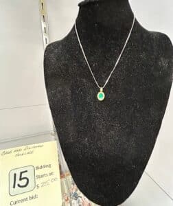 Gold and diamond necklace
