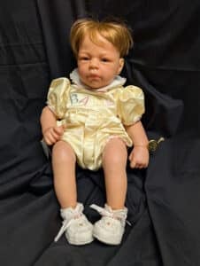 Lee Middleton "Baby Boo" Vinyl baby doll with tags.