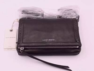 new with tags black lucky brand purse
