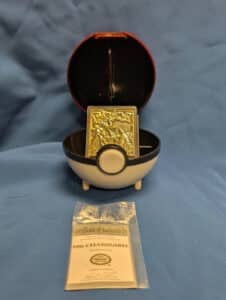 Pokémon Charizard 23K Gold-Plated Trading Card Burger King no box.