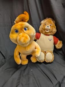 Teddy Ruxpin And Grubby 1985 with tape.