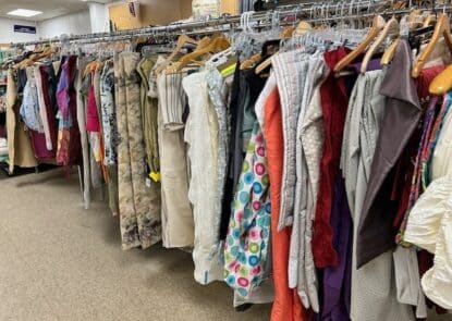 Linens sale display