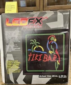 1 LED Tiki Bar sign