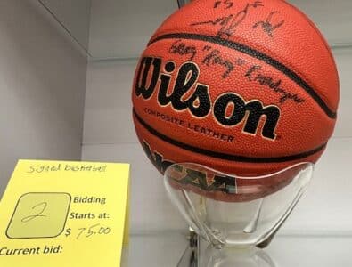 2 Signed Basketball
