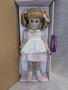 Blue eyed Chatty Cathy doll.
