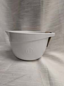 Emile Henry large mixing bowl clay.