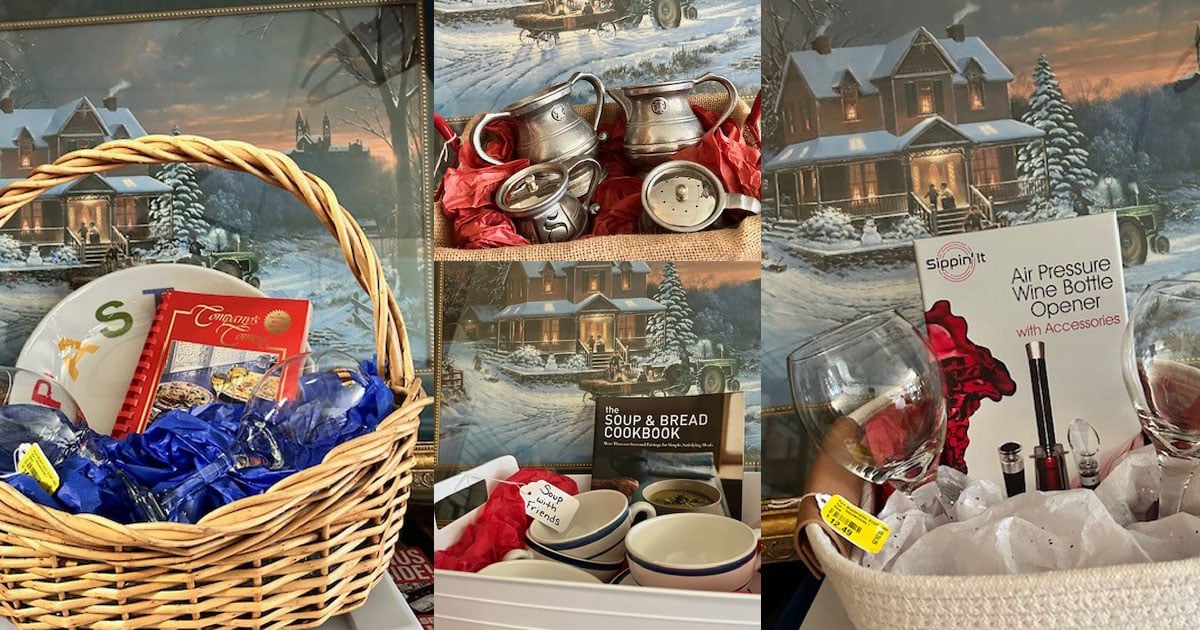 Kitchen Gift Baskets for sale at St Vincent de Paul Ozaukee.