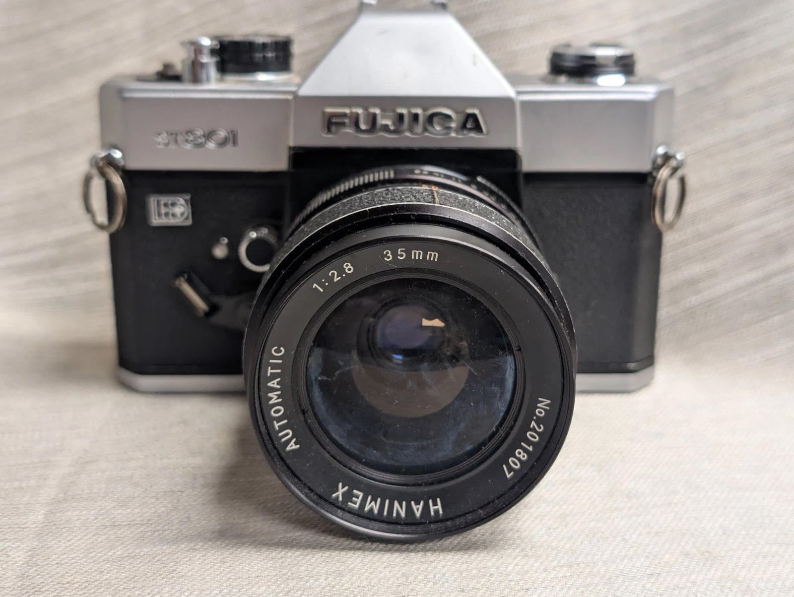 Fujica ST801 35mm SLR Film Camera – For Parts or Repair