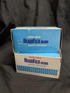 Lot of 2 VTG Parke-Davis Readiflex Elastic Bandages not sealed missing Clips.