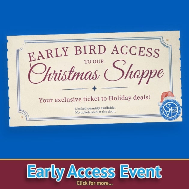 SVDP Christmas Shoppe early access event.